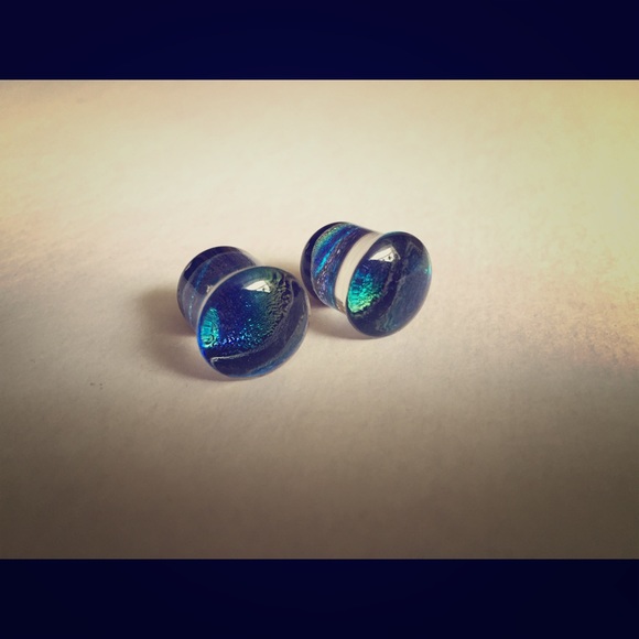 Single flare dichroic foil plugs 1/2"
