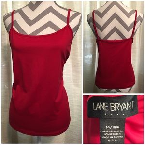 Lane Bryant Cami 14/16w Red