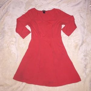 H&M Fit & Flare Red Basics Dress *NEVER WORN*