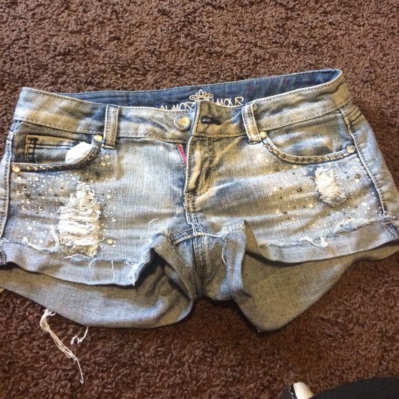 Sequin shorts