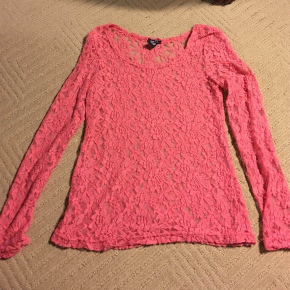 Pink long sleeve shirt
