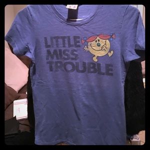 Little miss trouble t shirt