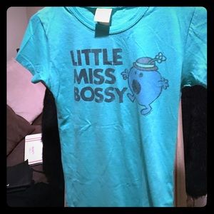 Little miss bossy t shirt