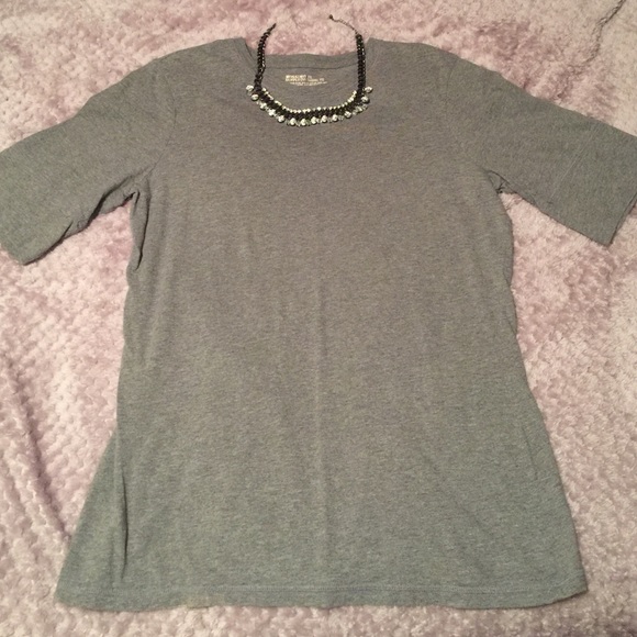 Gray Casual Tee