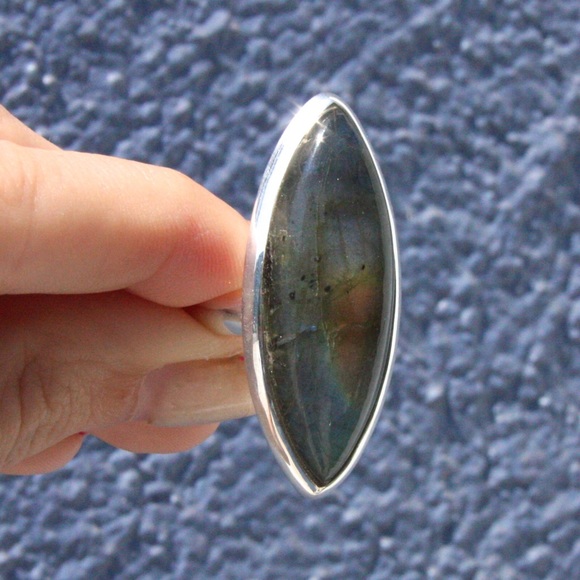 XL Labradorite Ring. BRAND NEW! - Picture 2 of 4