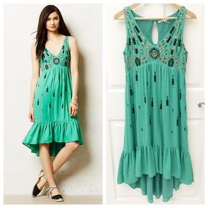 Anthropologie Ijada Stitched Shift Dress