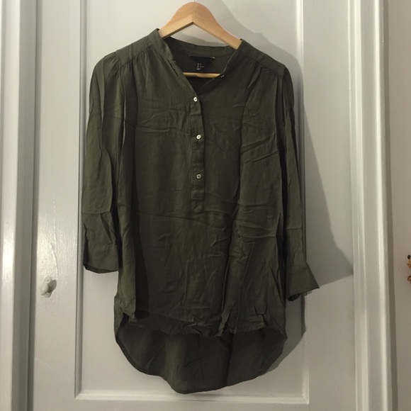 H&M army green tunic