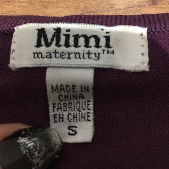 👶🏻 Maternity top w/ crisscross lace up sleeves - Picture 2 of 4