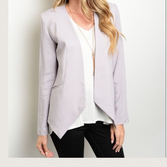 Slate gray blazer - Picture 3 of 4