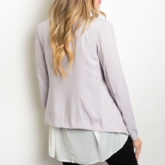 Slate gray blazer - Picture 4 of 4