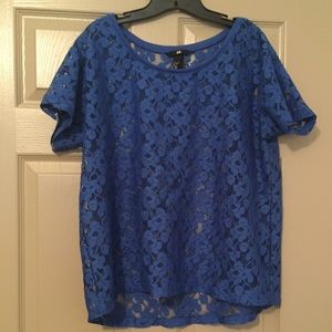 *BRAND NEW* H&M Blue Lace Top