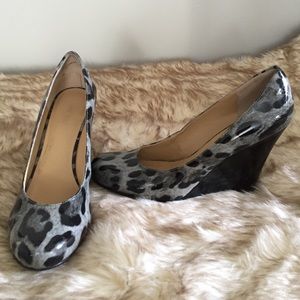 Nine West Animal Print Wedges