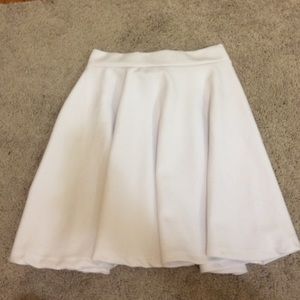 White Skater Skirt