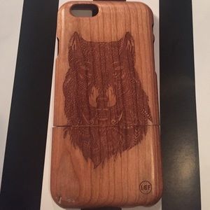 ♡ WOLF CARVED IPHONE 6 CASE ♡
