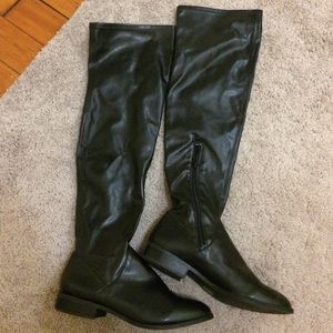 Black Over The Knee Boots