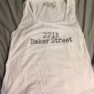 Sherlock Holmes 221B Baker Street tank top