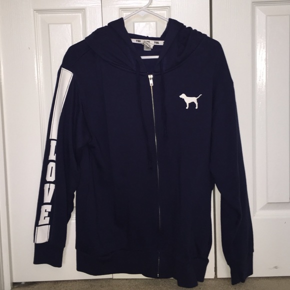 Navy zip up - Picture 1 of 2