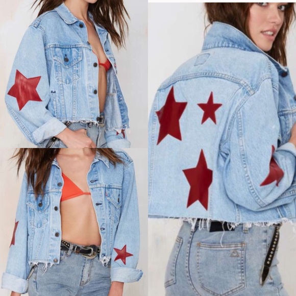 jean jacket stars