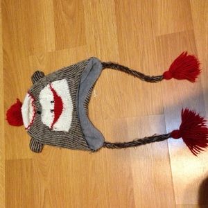 sock monkey hat beanie