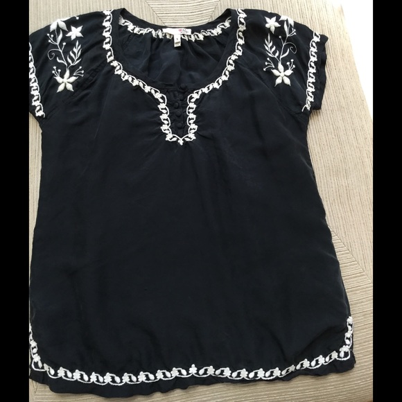 Joie California embroidered shirt