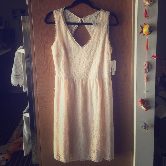 Pink Lace Dress Laundry by Design Sz 6