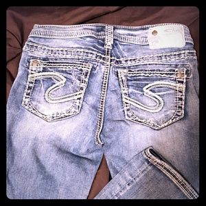 Silver jeans