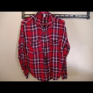 Plaid blouse