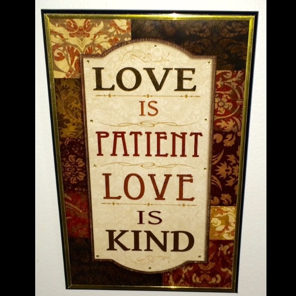 💖 "Love Is" Hanging Art for your wall.