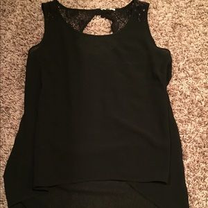 Black Sequins Blouse