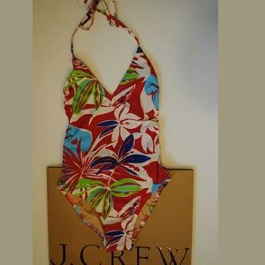 Jcrew Paradise floral swimsuit  sz.0 NEW