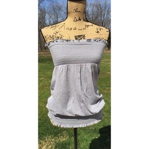 Grey Convertible Tube Top