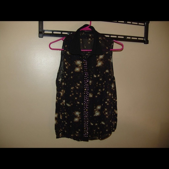 Fun galaxy blouse
