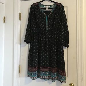 BOHO AMERICAN RAG DRESS #plus size #curvy