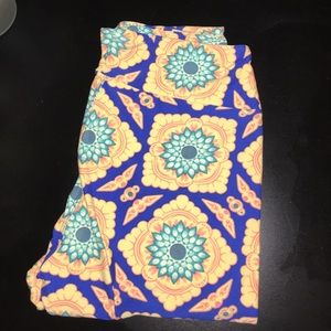 LuLaRoe sunflower leggings - OS
