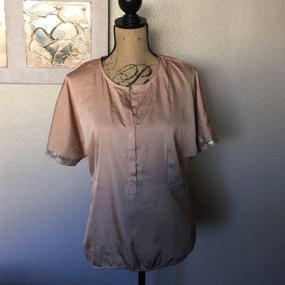 Ann Taylor Loft Beige Top