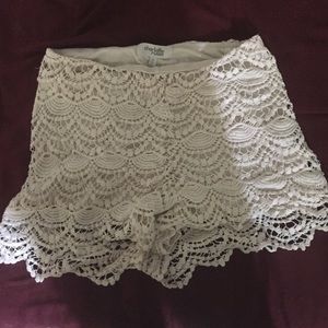 Crochet shorts