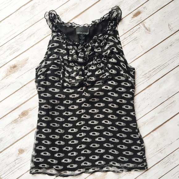 NFS 🚫 Cynthia Rowley Sleeveless Top - Picture 2 of 4