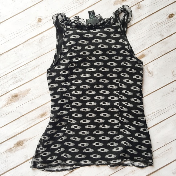 NFS 🚫 Cynthia Rowley Sleeveless Top - Picture 3 of 4