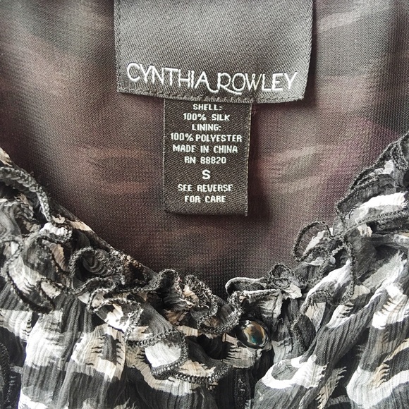 NFS 🚫 Cynthia Rowley Sleeveless Top - Picture 4 of 4