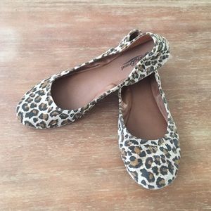 Lucky Brand Leopard Flats