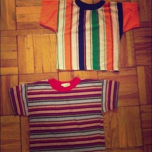 Tee Shirt Crop Top Set