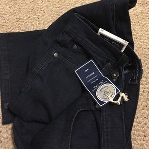 Boot cut blue jeans