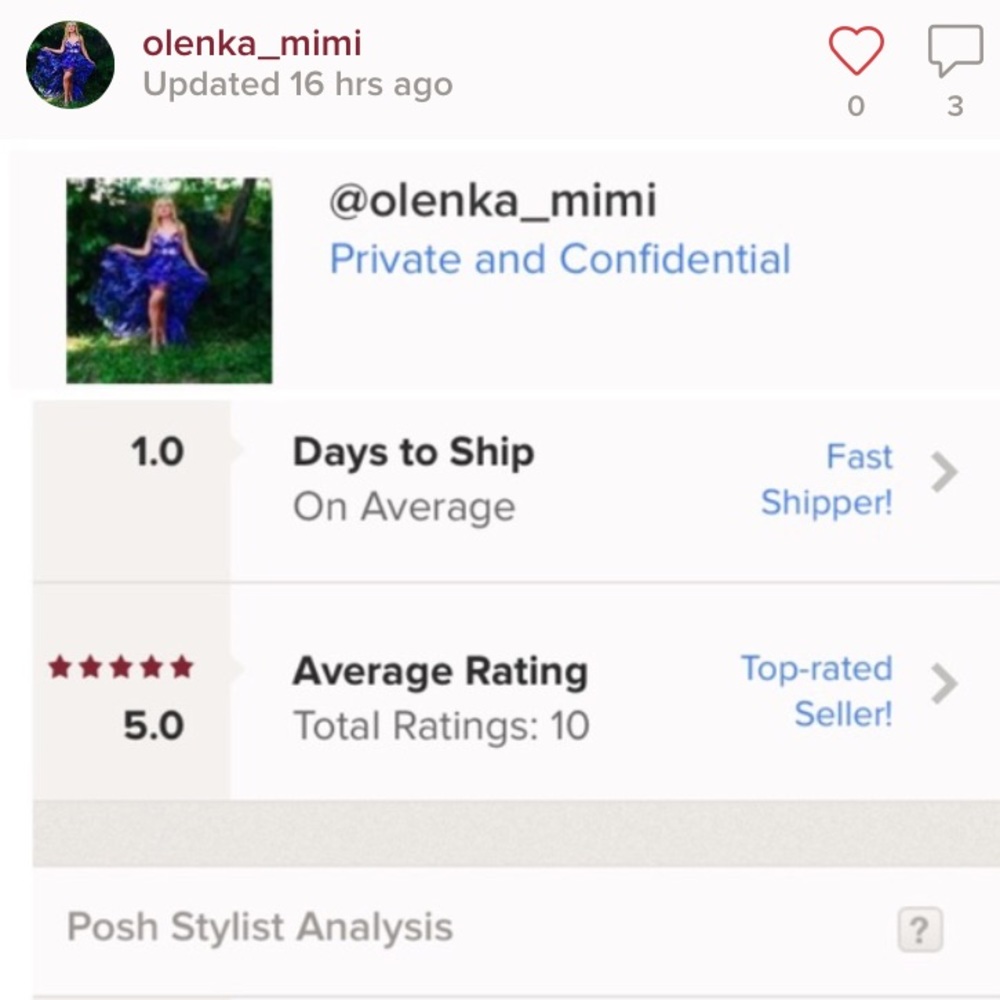 Meet your Posher, Olenka