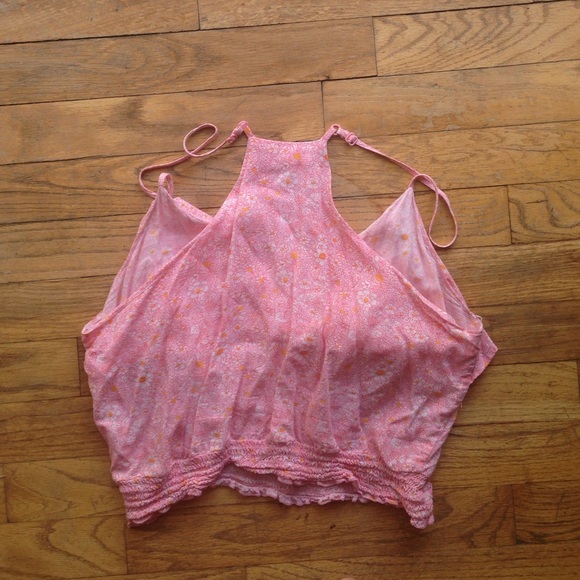 Flower Power Ruffle Crop Top - Picture 3 of 3