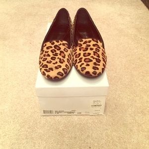 Neiman Marcus leopard print loafers