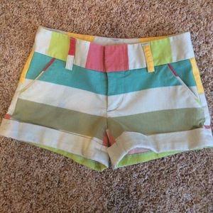 Alice and Olivia Color Block Shorts