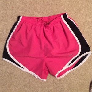 Nike pink shorts