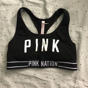 Black Victoria secret Pink sports bra