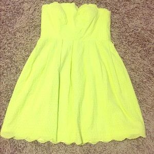 Scalloped cotton sun dress
