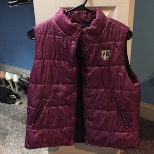 Dark purple vest
